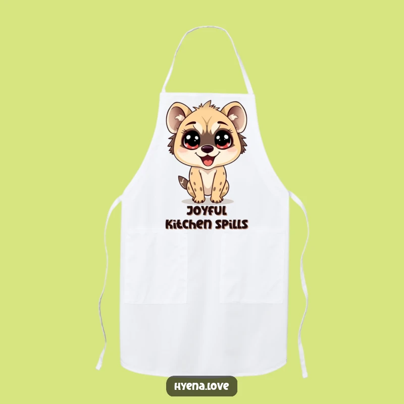 Funny Sparkling Hyena Apron - Cook with Delight Funny Gift