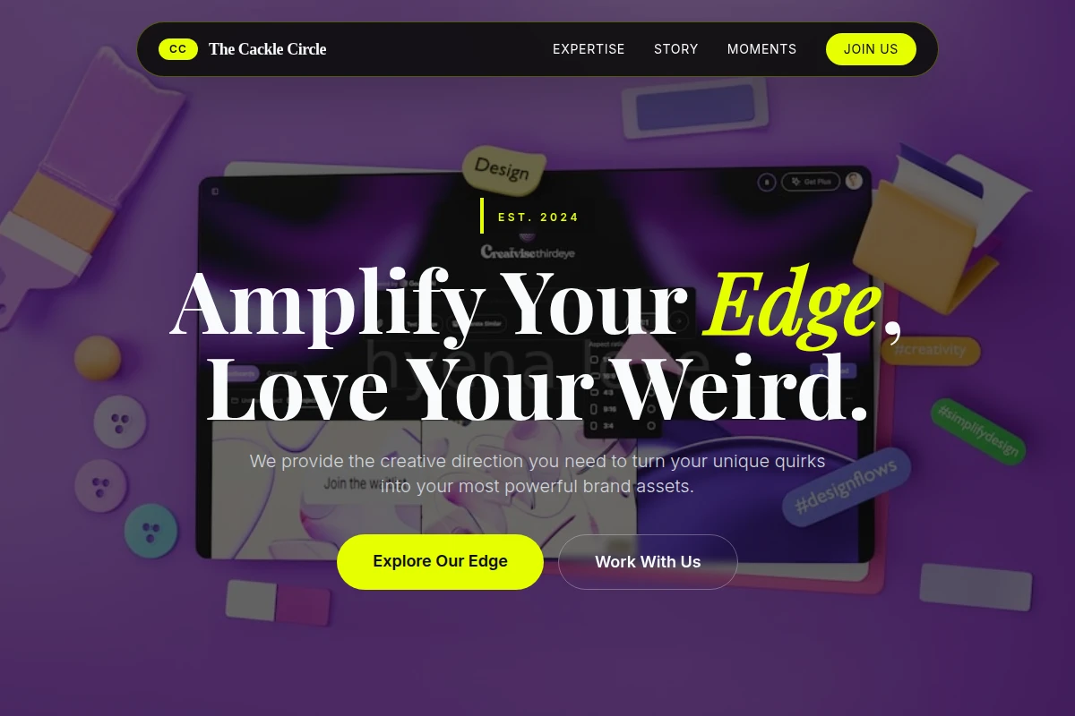Premium Creative Direction Website Design