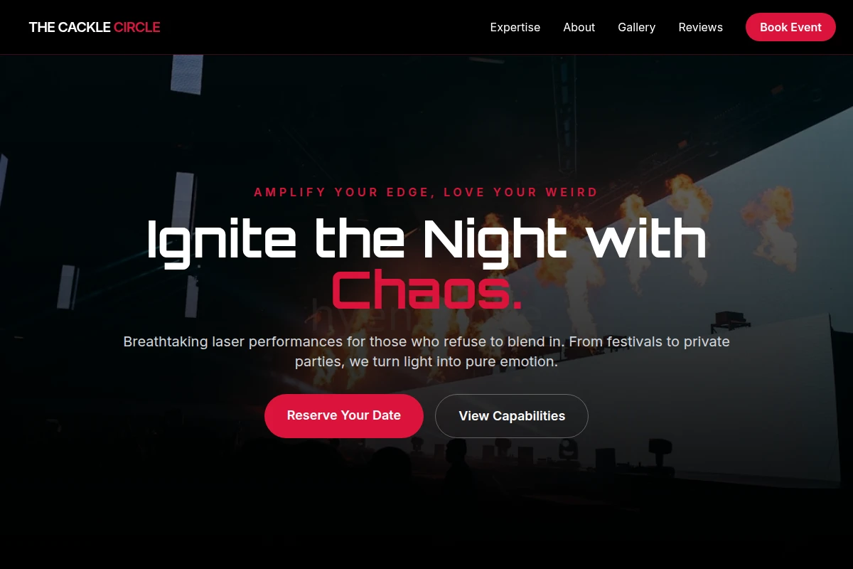 Chaos Laser Show