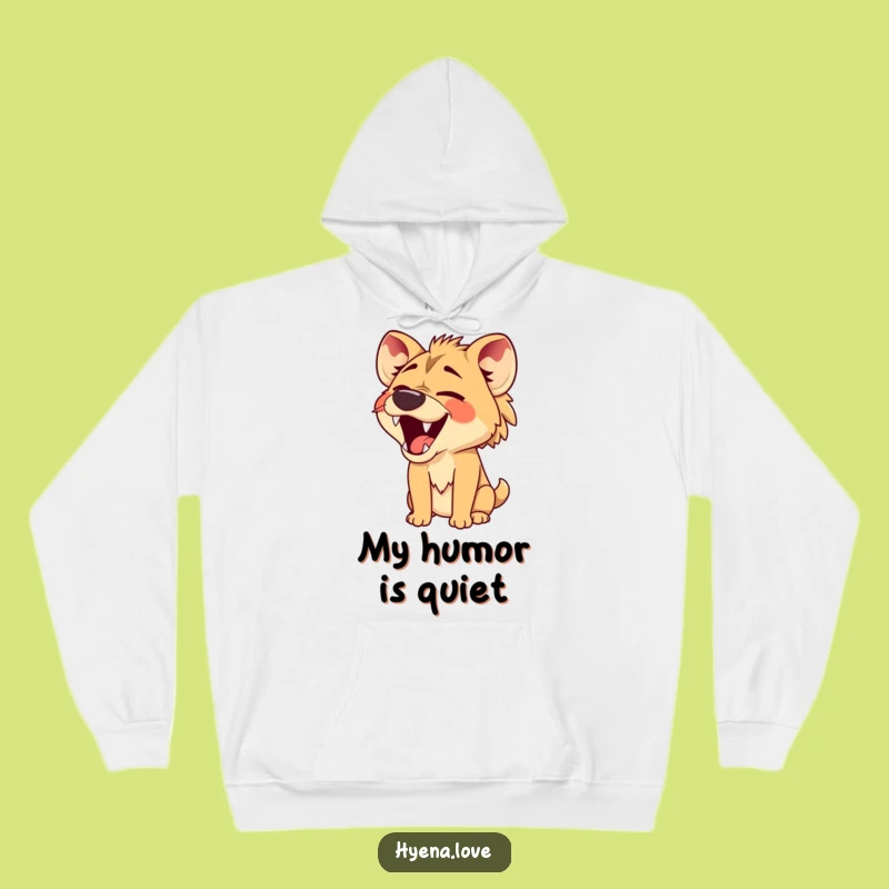 Cozy Funny Silent Laugh Hoodie - Comfort and Comedy Funny Gift